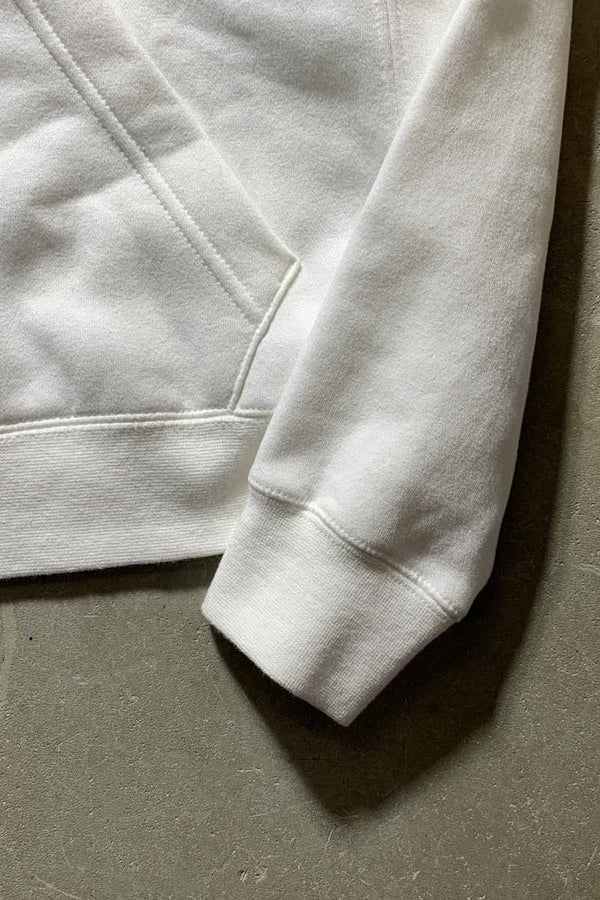LOGO ONE POINT SWEAT HOODIE / WHITE [SIZE: L USED]