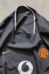 Y2K 03-04'S MANCHESTER UNITED FOOTBALL SHIRT/ BLACK [SIZE: XXL USED]