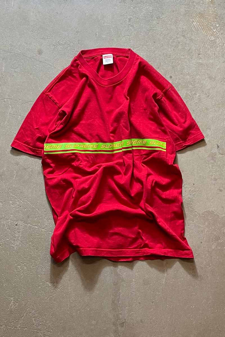 MADE IN USA 19SS HARDGOODS T-SHIRT/ RED [SIZE:L USED]
