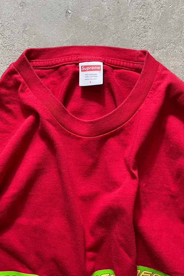 MADE IN USA 19SS HARDGOODS T-SHIRT/ RED [SIZE:L USED]