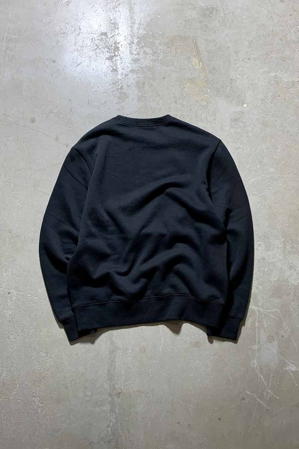 LOGO SWEATSHIRT / BLACK [SIZE: L DEADSTOCK/NOS]