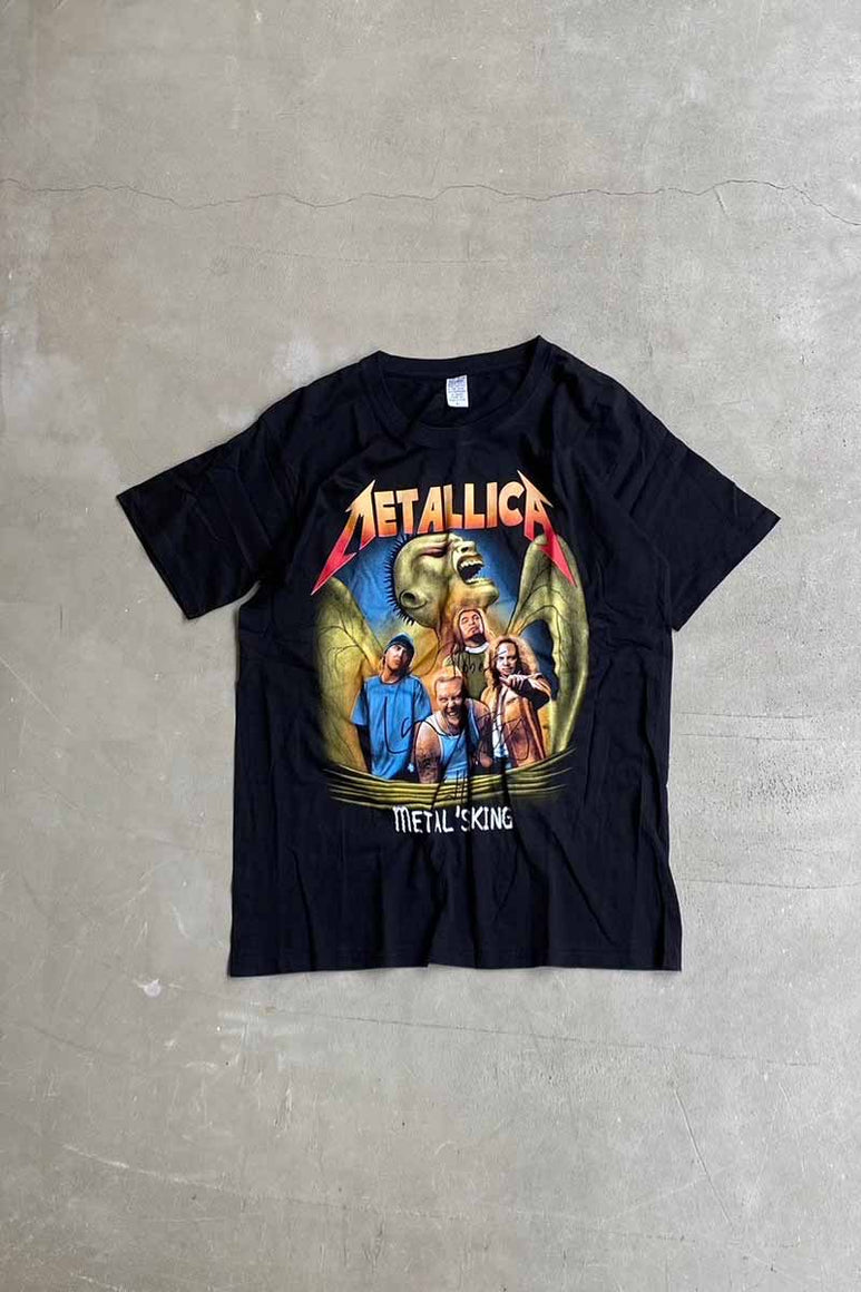 MADE IN USA 90'S S/S METALLICA PRINT BAND T-SHIRT / BLACK [SIZE: L DEADSTOCK/NOS]