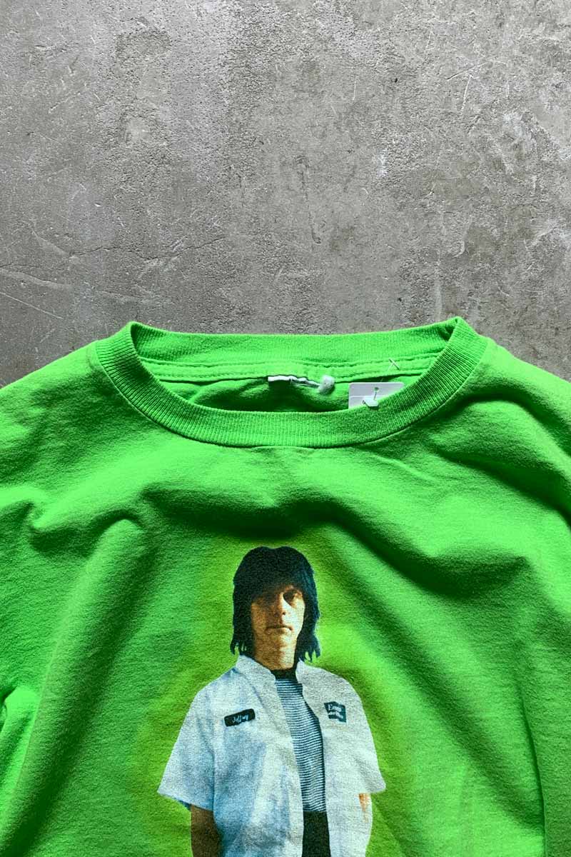 90-00'S S/S JEFF BECK WHO ELSE TOUR MUSIC T-SHIRT / GREEN [SIZE: XL USED]