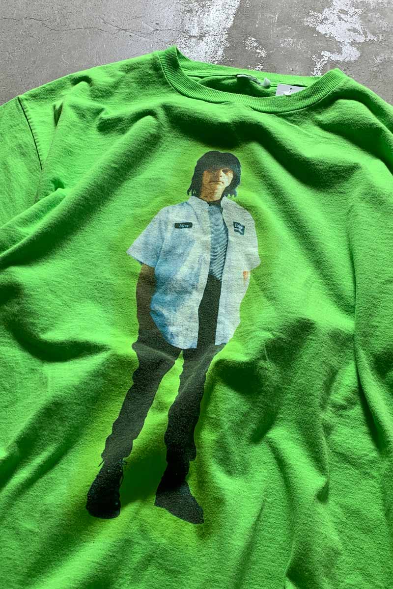 90-00'S S/S JEFF BECK WHO ELSE TOUR MUSIC T-SHIRT / GREEN [SIZE: XL USED]