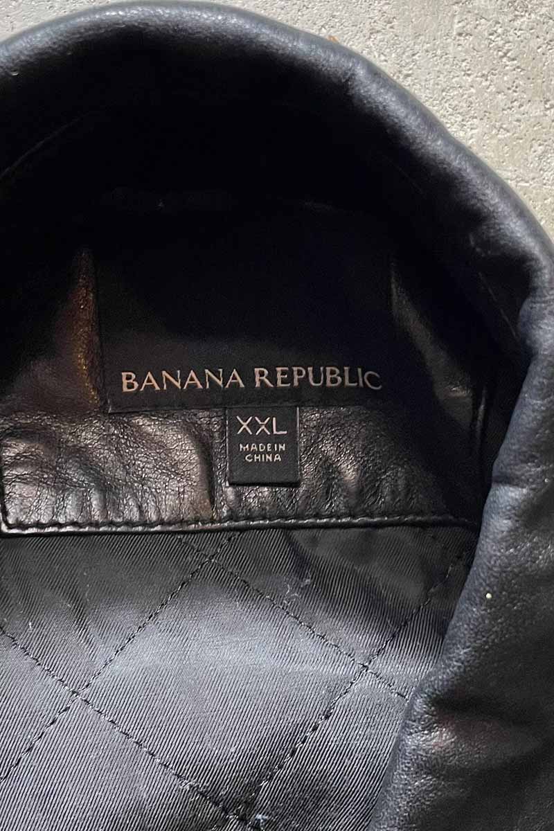 15'S LEATHER JACKET / BLACK [SIZE: XXL USED]