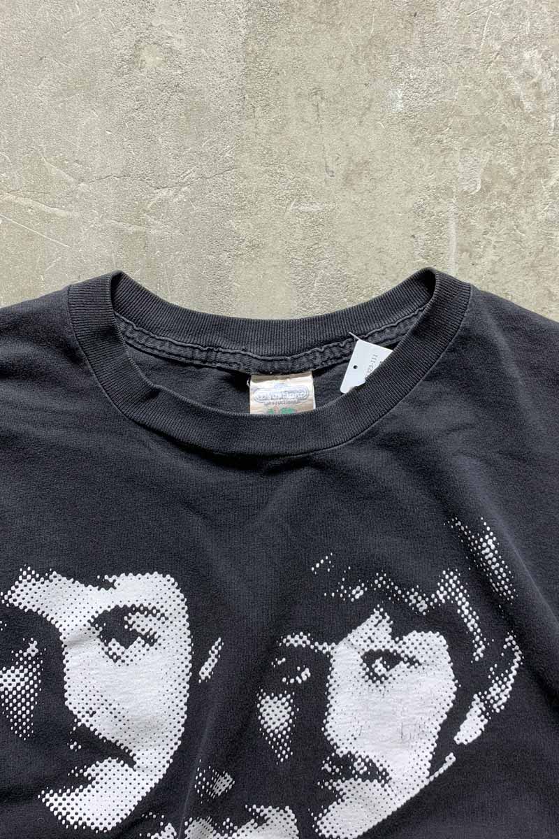 MADE IN USA 90'S S/S THE BEATLES PRINT BAND T-SHIRT / BLACK [SIZE: XL USED]