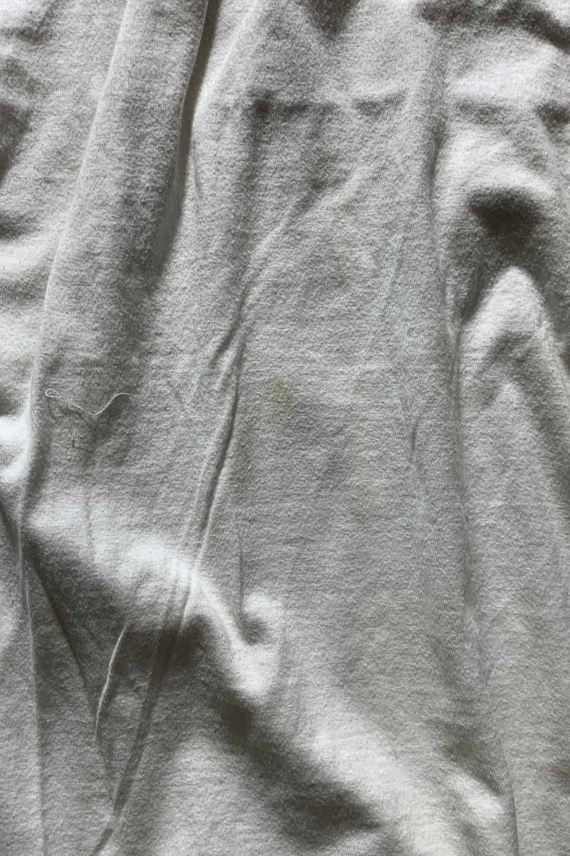 L/S BACK PRINT T-SHIRT / WHITE [SIZE: L USED]