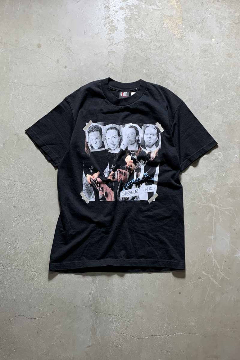 MADE IN MEXICO 98'S S/S METALLICA PRINT BAND T-SHIRT / BLACK [SIZE: L USED]