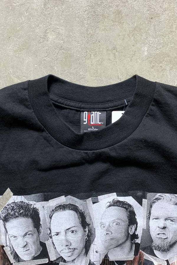 MADE IN MEXICO 98'S S/S METALLICA PRINT BAND T-SHIRT / BLACK [SIZE: L USED]