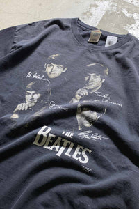 MADE IN MEXICO 01'S S/S THE BEATLES PRINT BAND T-SHIRT / BLACK [SIZE: XL USED]
