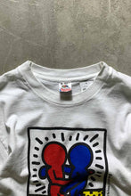 画像をギャラリービューアに読み込む, MADE IN USA 93&#39;S S/S KEITH HARING ACT AGAINST AIDS PRINT T-SHIRT / WHITE [SIZE: M USED]
