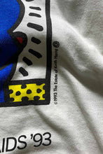 画像をギャラリービューアに読み込む, MADE IN USA 93&#39;S S/S KEITH HARING ACT AGAINST AIDS PRINT T-SHIRT / WHITE [SIZE: M USED]
