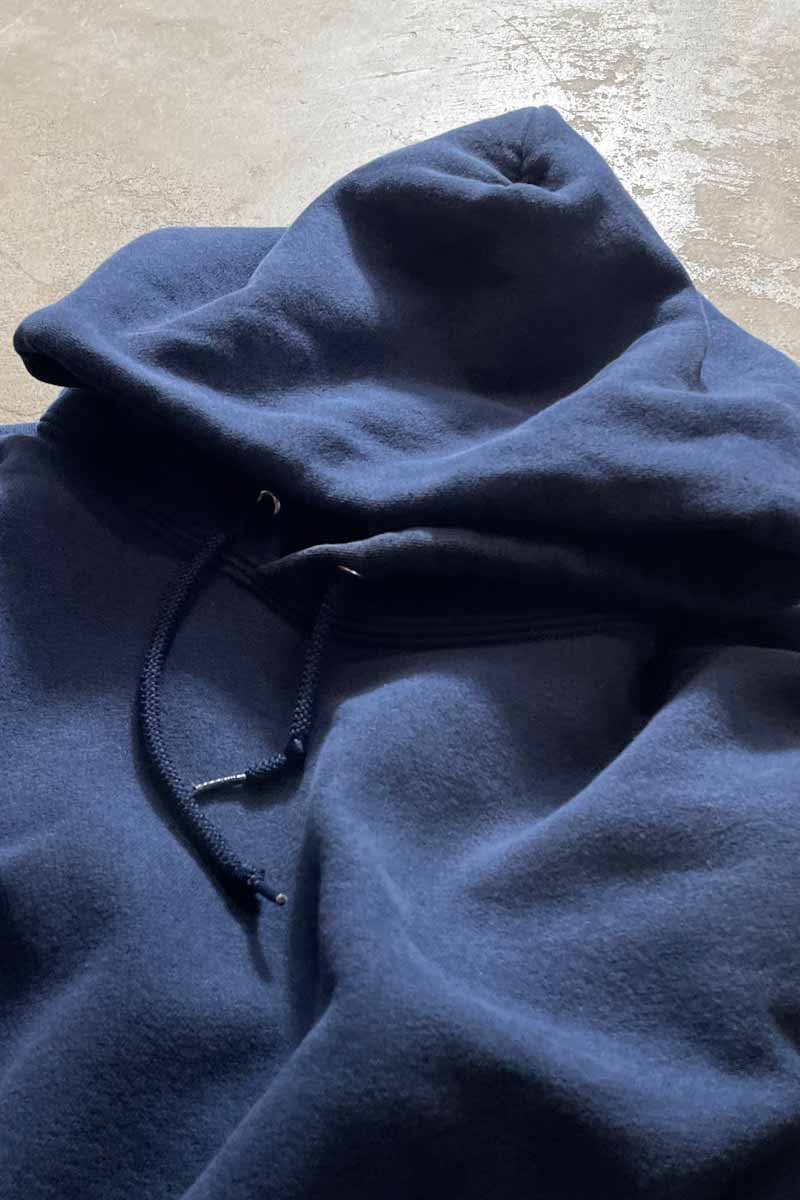 Y2K EARLY 00'S PULLOVER SWEAT HOODIE / NAVY [SIZE:M USED]