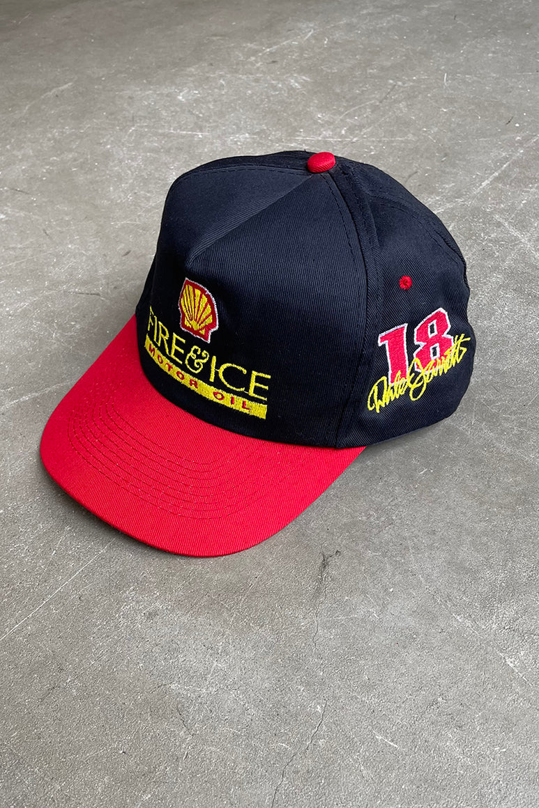 90'S SHELL LOGO 6 PANEL CAP / BLACK [ONE SIZE USED ]