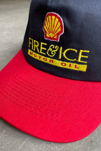 90'S SHELL LOGO 6 PANEL CAP / BLACK [ONE SIZE USED ]