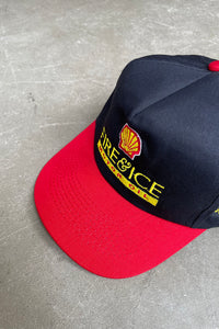 90'S SHELL LOGO 6 PANEL CAP / BLACK [ONE SIZE USED ]