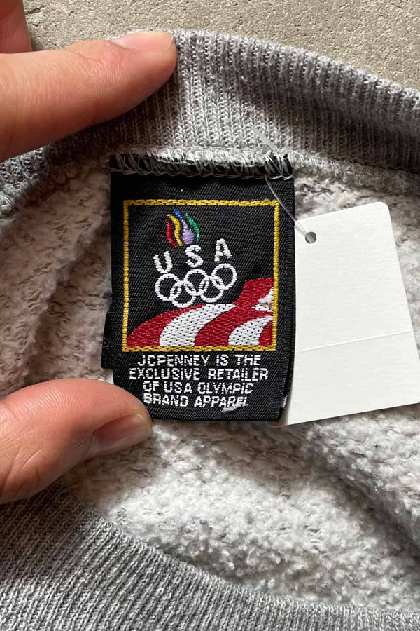 90'S ONE POINT SWEAT SHIRT / GREY [SIZE:L equivalent USED]