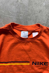 MADE IN MEXICO Y2K EARLY 00'S S/S LOGO PRINT T-SHIRT / ORANGE [SIZE: XL USED]