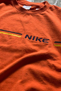 MADE IN MEXICO Y2K EARLY 00'S S/S LOGO PRINT T-SHIRT / ORANGE [SIZE: XL USED]