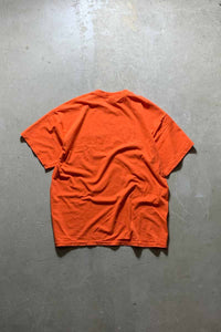 MADE IN MEXICO Y2K EARLY 00'S S/S LOGO PRINT T-SHIRT / ORANGE [SIZE: XL USED]