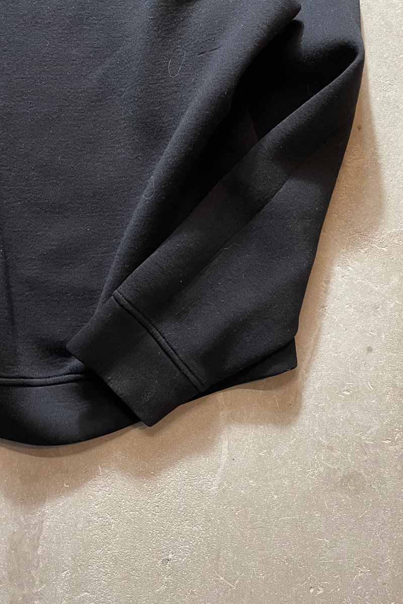 BACK EMBROIDERY SWEAT SHIRT / BLACK [SIZE:L USED]