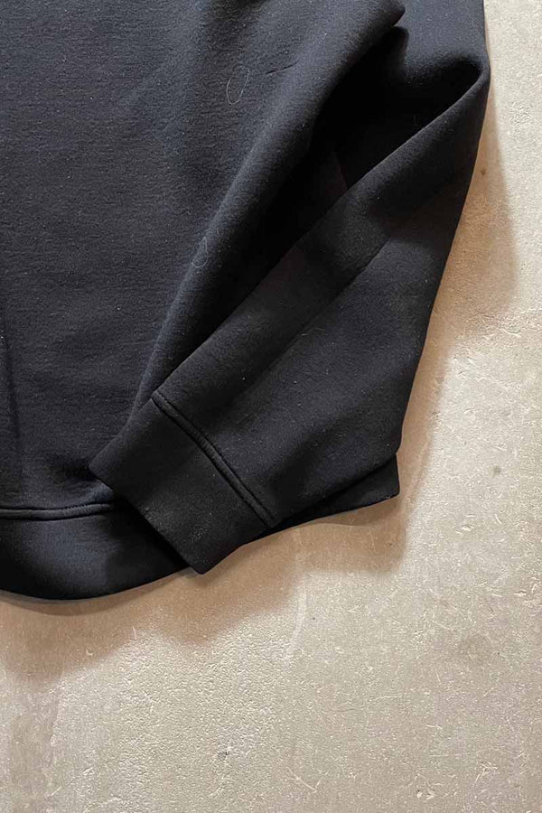 BACK EMBROIDERY SWEAT SHIRT / BLACK [SIZE:L USED]