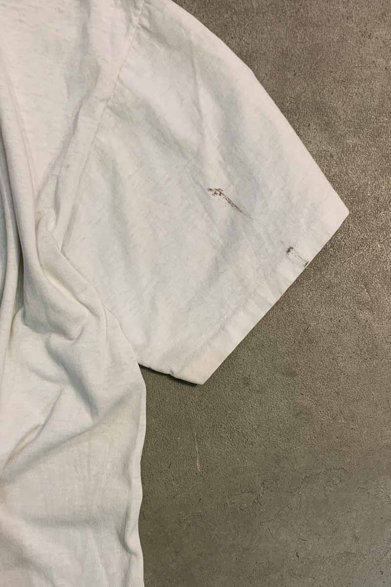 MADE IN USA 89'S S/S PAUL MCCARTNEY PRINT TOUR BAND T-SHIRT / WHITE [SIZE: L USED]