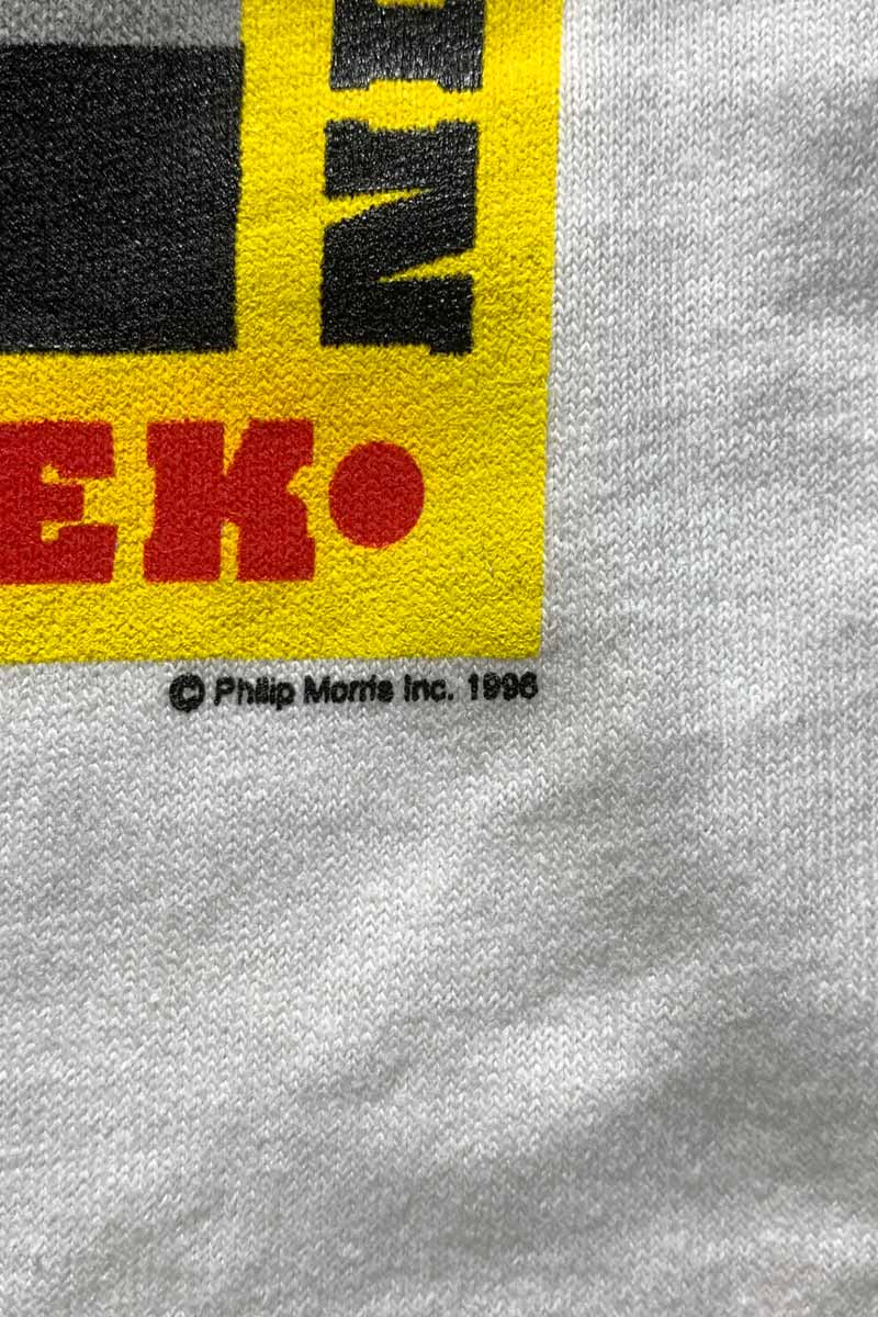 MADE IN USA 96'S S/S MARLBORO ART BACK PRINT ADVERTISING T-SHIRT / WHITE [SIZE: XL USED]