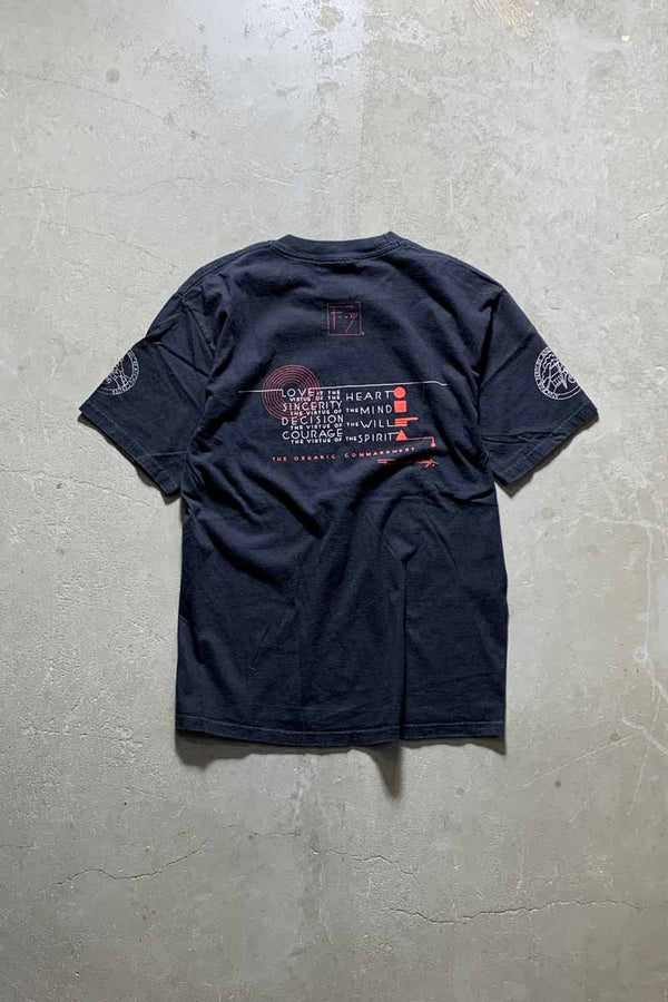 S/S CHICAGO PRINT T-SHIRT / BLACK [SIZE: M USED]