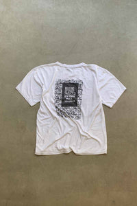 MADE IN USA 80'S S/S BILLY JOEL PRINT MUSIC T-SHIRT / WHITE [SIZE: L USED]