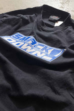 画像をギャラリービューアに読み込む, MADE IN MEXICO Y2K EARLY 00&#39;S SMACK DOWN SPORTS T-SHIRT / BLACK [SIZE: L USED]
