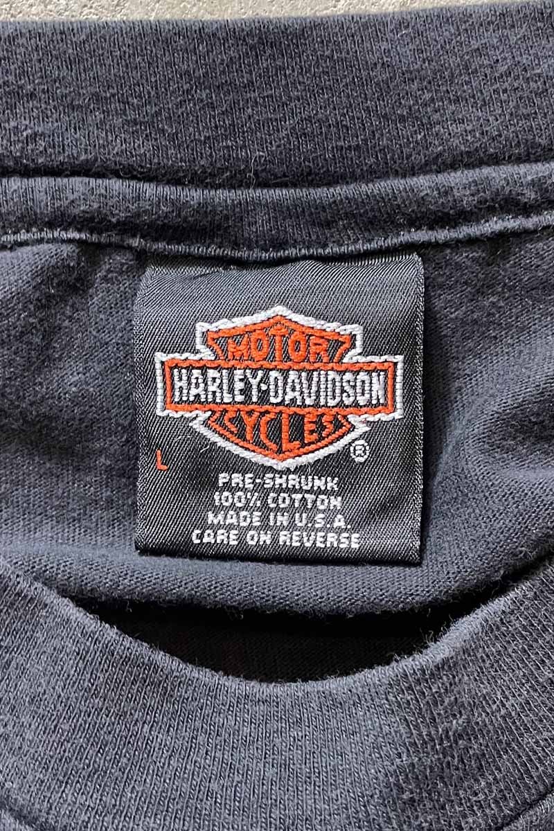MADE IN USA 96'S BLACK HILLS RALLY 56TH ANNIVERSARY T-SHIRT / BLACK [SIZE: L USED]
