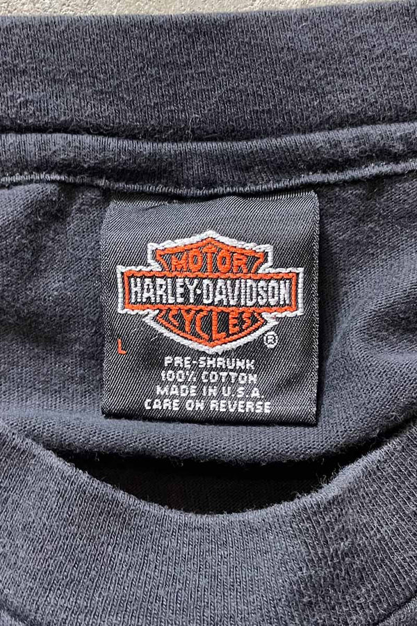 MADE IN USA 96'S BLACK HILLS RALLY 56TH ANNIVERSARY T-SHIRT / BLACK [SIZE: L USED]