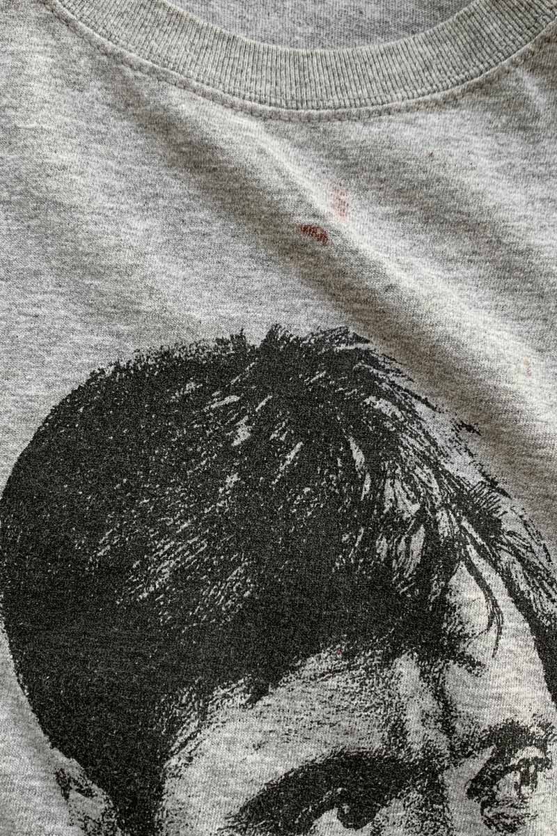 00s SCARFACE PRINT MOVIE T-SHIRT / GRAY [SIZE: L USED]