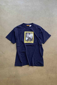 90'S S/S SCARFACE PRINT MOVIE T-SHIRT / NAVY [SIZE: 2XL USED]