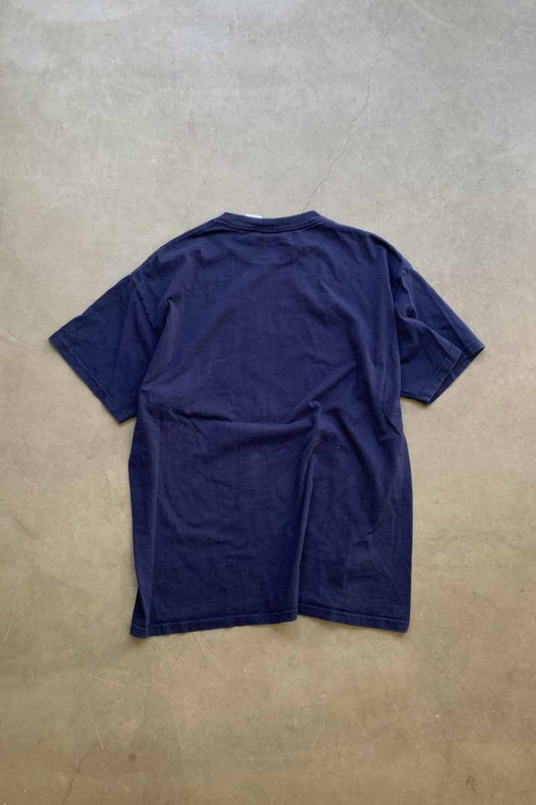 90'S S/S SCARFACE PRINT MOVIE T-SHIRT / NAVY [SIZE: 2XL USED]