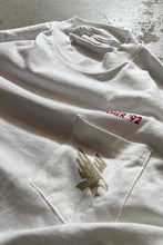 画像をギャラリービューアに読み込む, MADE IN USA 92&#39;S WINSTON ADVERTISING POCKET T-SHIRT SINGLE STITCH / WHITE [SIZE: XL USED]
