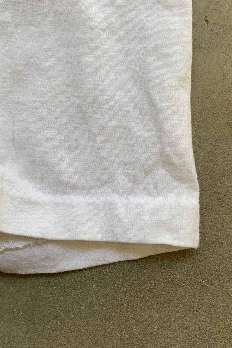 MADE IN USA 99'S S/S BRUCE SPRINGSTEEN PRINT BAND T-SHIRT / WHITE [SIZE: L DEADSTOCK/NOS]