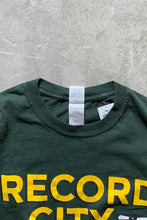画像をギャラリービューアに読み込む, S/S RECORD CITY PRINT T-SHIRT /  GREEN [SIZE: M USED]
