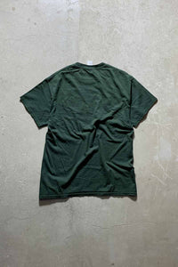 S/S RECORD CITY PRINT T-SHIRT /  GREEN [SIZE: M USED]