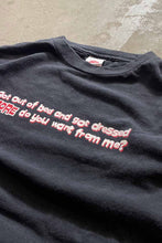 画像をギャラリービューアに読み込む, MADE IN MEXICO 90&#39;S MESSAGE T-SHIRT / BLACK [SIZE: XL USED]
