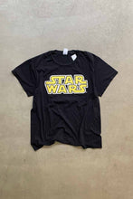 画像をギャラリービューアに読み込む, S/S STAR WARS PRINT MOVIE T-SHIRT / BLACK [SIZE: L USED]
