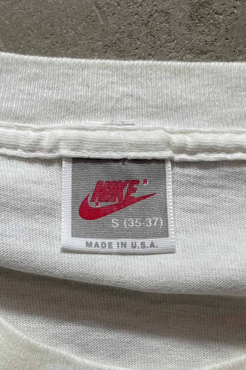 MADE IN USA 90'S LOGO PRINT T-SHIRT / MULTI [SIZE: S USED]