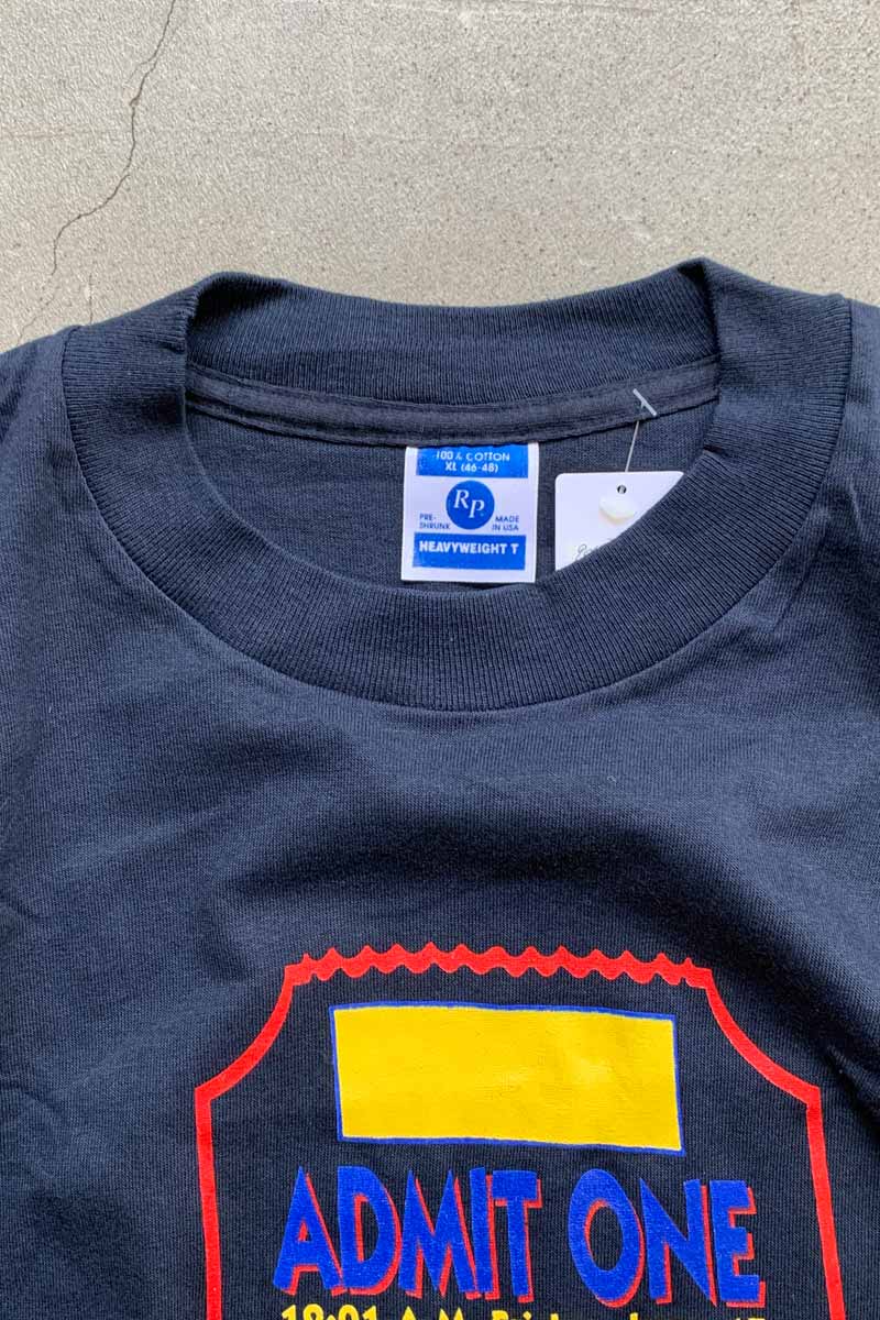 MADE IN USA 90'S S/S DICK TRACY PRINT MOVIE T-SHIRT / BLACK [SIZE: XL DEADSTOCK/NOS]
