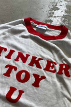 画像をギャラリービューアに読み込む, MADE IN USA 90&#39;S TINKERTOY ADVERTISING RINGER T-SHIRT / WHITE [SIZE: L USED]
