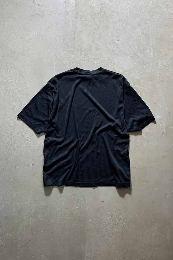 90'S S/S POLYESTER T-SHIRT / BLACK [SIZE: XL USED]