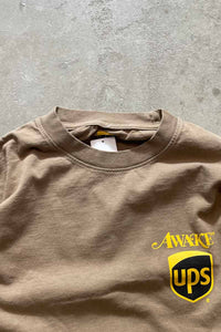 22'S ONE POINT LOGO T-SHIRT / BROWN [SIZE: S USED]