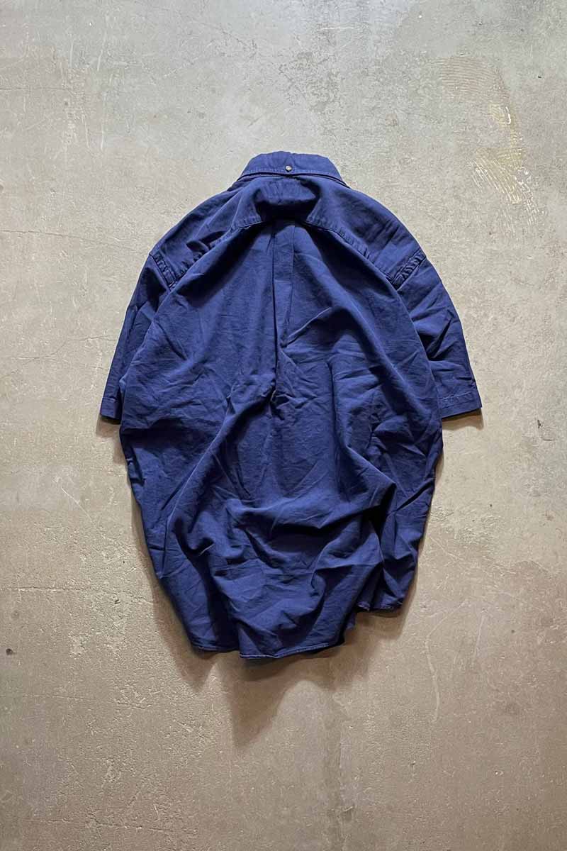 90'S S/S CLASSIC FIT SHIRT / NAVY [SIZE:XL USED]