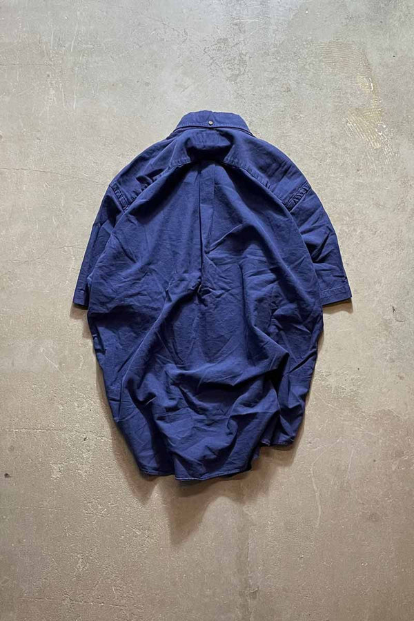 90'S S/S CLASSIC FIT SHIRT / NAVY [SIZE:XL USED]