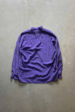 画像をギャラリービューアに読み込む, 90&#39;S L/S SILK SHIRT / PURPLE [SIZE: M USED]
